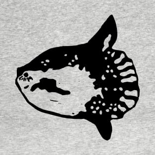 Ocean Sunfish Mola Mola (Black Ink Version) T-Shirt